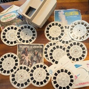 Sawyers Viewmaster Lot  Reels And Viewer